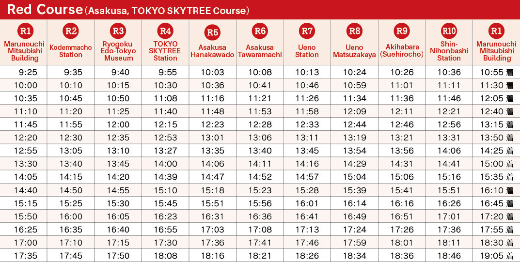 timetable