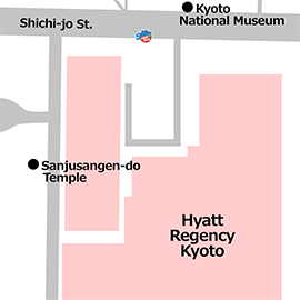 SanjuSangendo / National Museum (Hyatt Regency Kyoto)